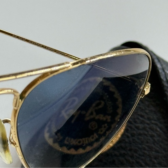 Ray Ban aviator gradient lens large metal RB 3025 5001/87 52 18 140 3N lens blue - Picture 4 of 10